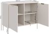 Selsey 'Vena' – Sideboard 2-türig, Weiß, 100 cm Bild 5