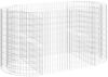 vidaXL Gabionen-Hochbeet Verzinktes Eisen 200x100x100 cm 152045 Bild 2