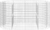vidaXL Gabionen-Hochbeet Verzinktes Eisen 200x100x100 cm 152045 Bild 4