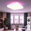 LED Deckenleuchte, Dimmer, Memory, Fernbedienung, B 73 cm Bild 2
