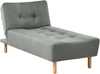 Chaiselongue ALSTEN Stoff Grün Bild 1