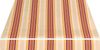 Spettmann Gelenkarmmarkise STAR FIX, 350x250 cm, Gestell silber, Design Sunset Stripe Bild 2