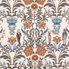 SCHÖNER LEBEN. Tischdecke SCHÖNER LEBEN. Tischdecke Blumen Ornamente Tiere weiß bunt, Digitaldruck Bild 2