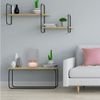 Relaxdays Runde Tischlampe, mit Touchfunktion, Eisen, Baumwolle, Kunststoff, Ø 18x27,5 cm Bild 5
