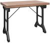 vidaXL Esstisch 110x65x82 cm Massivholz Tanne und Eisen 340769 Bild 2