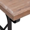 vidaXL Esstisch 110x65x82 cm Massivholz Tanne und Eisen 340769 Bild 5