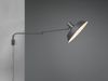 Schwenkbare Wandlampe BOLDER mit Metallschirm Schwarz, Schnurschalter & Stecker Bild 3