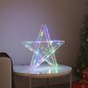vidaXL 3D Stern mit 50 LEDs Mehrfarbig 55 x 53.5 x 10 cm Acryl 42019101 Bild 3