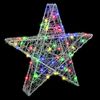 vidaXL 3D Stern mit 50 LEDs Mehrfarbig 55 x 53.5 x 10 cm Acryl 42019101 Bild 4