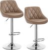 Höhenverstellbarer Tresenhocker (2er-Set) BH23 Serie khaki Bild 5