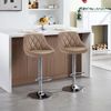 Höhenverstellbarer Tresenhocker (2er-Set) BH23 Serie khaki Bild 3