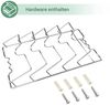 SURFOU Wandregalhalter Topfdeckelhalter Deckelhalter Topfdeckel Pfannendeckel Organizer, Wand-/Türmontierter Küchenschrank Pfannendeckel Topfdeckelhalter 1-tlg, Langlebigkeit, Korrosionsbeständigkeit Bild 3