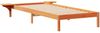 vidaXL Bettgestell mit Nachttischen Wachsbraun 90 x 220 cm 873243 Bild 2