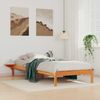 vidaXL Bettgestell mit Nachttischen Wachsbraun 90 x 220 cm 873243 Bild 1