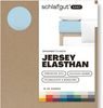 Schlafgut 'Easy' Spannbettlaken, MADE IN GREEN by OEKO-TEX®, Gummizug: rundum, Jersey Elasthan, Blue Light, S 90x190cm - 100x220cm Bild 2