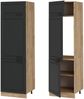 Kühlumbauschrank R-Line Anthrazit Landhaus 60 cm Vicco Bild 5