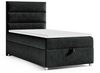Best for Home Boxspringbett mit Bettkasten Trinity K-4 SINGLE Bonell-Matratze inkl. 7 cm Topper (Einzelbett, Polsterbett mit gepolstertes Kopfteil, Jugendbett, Kinderbett versch. Größen, 70x200 80x200 90x200 100x200 cm), verschiedene Liefermöglichkeite... Bild 4
