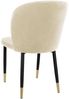 Stuhl Cleo (Farbe: Magic Velvet 2250, Beine: Schwarz / Schwarz + Gold) Bild 3