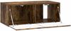 vidaXL Wandmontierter TV-Schrank 98x31 cm Geräucherte Eiche 898900 Bild 2