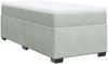 vidaXL Boxspringbett mit Matratze Hellgrau 90x190 cm Samt 3285251 Bild 2