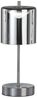 LED Tischleuchte, Metall, Glas Akku, Dimmbar, H 34,5 cm Bild 2