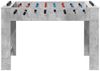 vidaXL Tischfußballtisch Betongrau 125 x 60,5 x 80 cm Holzwerkstoff 858887 Bild 4