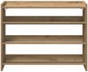 vidaXL Schuhregal Artisan-Eiche 80x25x62 cm Holzwerkstoff 859922 Bild 4