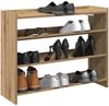 vidaXL Schuhregal Artisan-Eiche 80x25x62 cm Holzwerkstoff 859922 Bild 1