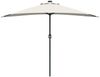 vidaXL Garten-Sonnenschirm Sand 294 x 150 x 224 cm Polyester und Stahl 42003267 Bild 5