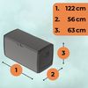 GarPet Gartenbox Gartenbox Wetterfest Outdoor Auflagenbox Wasserdicht Garten Box 430 L Bild 2