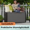 GarPet Gartenbox Gartenbox Wetterfest Outdoor Auflagenbox Wasserdicht Garten Box 430 L Bild 4