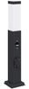 vidaXL Pollerleuchten mit Sensor&Steckdose 3 Stk. 50 cm Schwarz IP44 4006090 Bild 4
