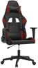 vidaXL Gaming-Stuhl Schwarz und Weinrot Kunstleder 3143760 Bild 2