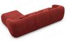 Ecksofa Marbella L Form aus Samtstoff - Samtstoff - rot - Rechts Bild 4