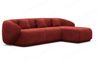 Ecksofa Marbella L Form aus Samtstoff - Samtstoff - rot - Rechts Bild 5