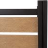 Alu Mülltonnen-Zaun HWC-K57, Erweiterungselement Mülltonnenverkleidung, Holzoptik erweiterbar 130x100x6cm ~ hellbraun Bild 5