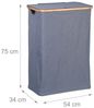 Relaxdays Wäschekorb mit Deckel 105 l Bild 5