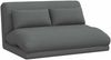 vidaXL Verstellbarer Fußsessel Dunkelgrau Stoff 42028203 Bild 2