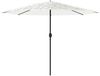 vidaXL Sonnenschirm mit Stahlmast Weiß 388x388x248 cm 4005116 Bild 4