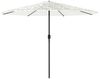 vidaXL Sonnenschirm mit Stahlmast Weiß 388x388x248 cm 4005116 Bild 5