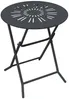 Vente-unique - GUERMANTES Garden dining set Metall Grau - B 45 cm60 cm x H 90 cm73,5 cm x L 41 cm60 cm Bild 3