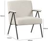 Albatros Designer Vintage Sessel Stanford, hochwertiger Cord Stoff Bezug in Grün, sehr bequeme S-Federn, Relaxsessel Loungesessel für Wohnzimmer, Schlafzimmer oder als Fernsehsessel Bild 5