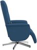 vidaXL Massagesessel mit Fußteil Blau Stoff 356580 Bild 4