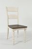 Livin Hill Stuhl Avola Antikes Weiß, brauner Sitz AV1706-401KD Bild 2