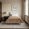 vidaXL Winterbettdecke Taupe 140 x 220 cm Mikrofaser und Teddy-Fleece 42026350 Bild 4