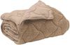 vidaXL Winterbettdecke Taupe 140 x 220 cm Mikrofaser und Teddy-Fleece 42026350 Bild 2