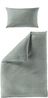 BIERBAUM Bettwäsche Chic Uni, Seersucker, 2 teilig, Schickes Unidesign: Modern und elegant für jedes Schlafzimmer Bild 2