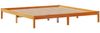 vidaXL Bettgestell mit Kopfteil ohne Matratze Wachsbraun 200x200 cm 3306563 Bild 5