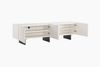 KAWOLA Lowboard LYNN TV-Board 4 Türen lackiert weiß 55 x 40 x 200 cm Bild 5