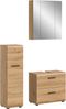 Badkombination (B/H/T: 105x185x30 cm) in Artisan Oak Nachbildung und Artisan Oak Nachbildung Bild 1